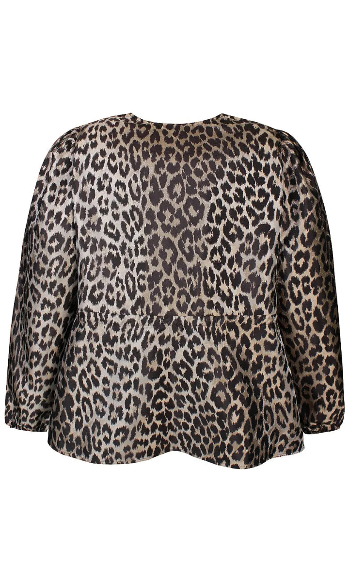 Anyday Curves Bluse - Ciana 117 Blouse Dark Sand - 38/40 (XS) - Diversita -