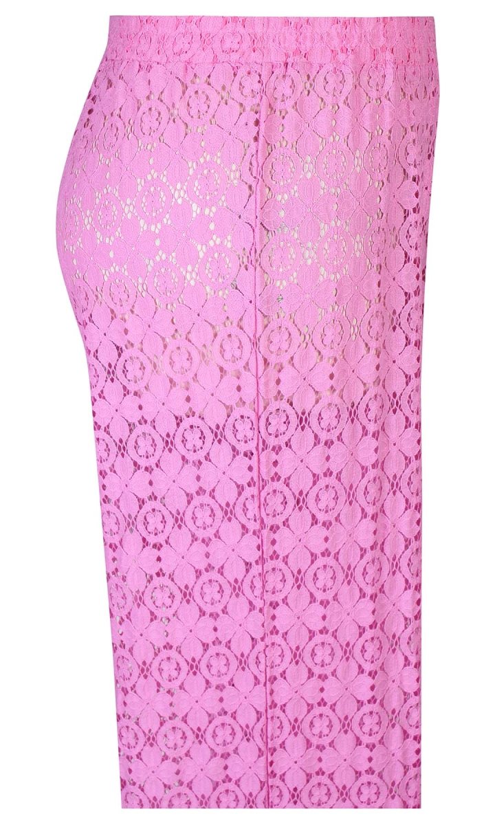 Anyday Curves Bukser - Tuesday 167 Blonde Bukser Pink - 38/40 (XS) - Diversita -