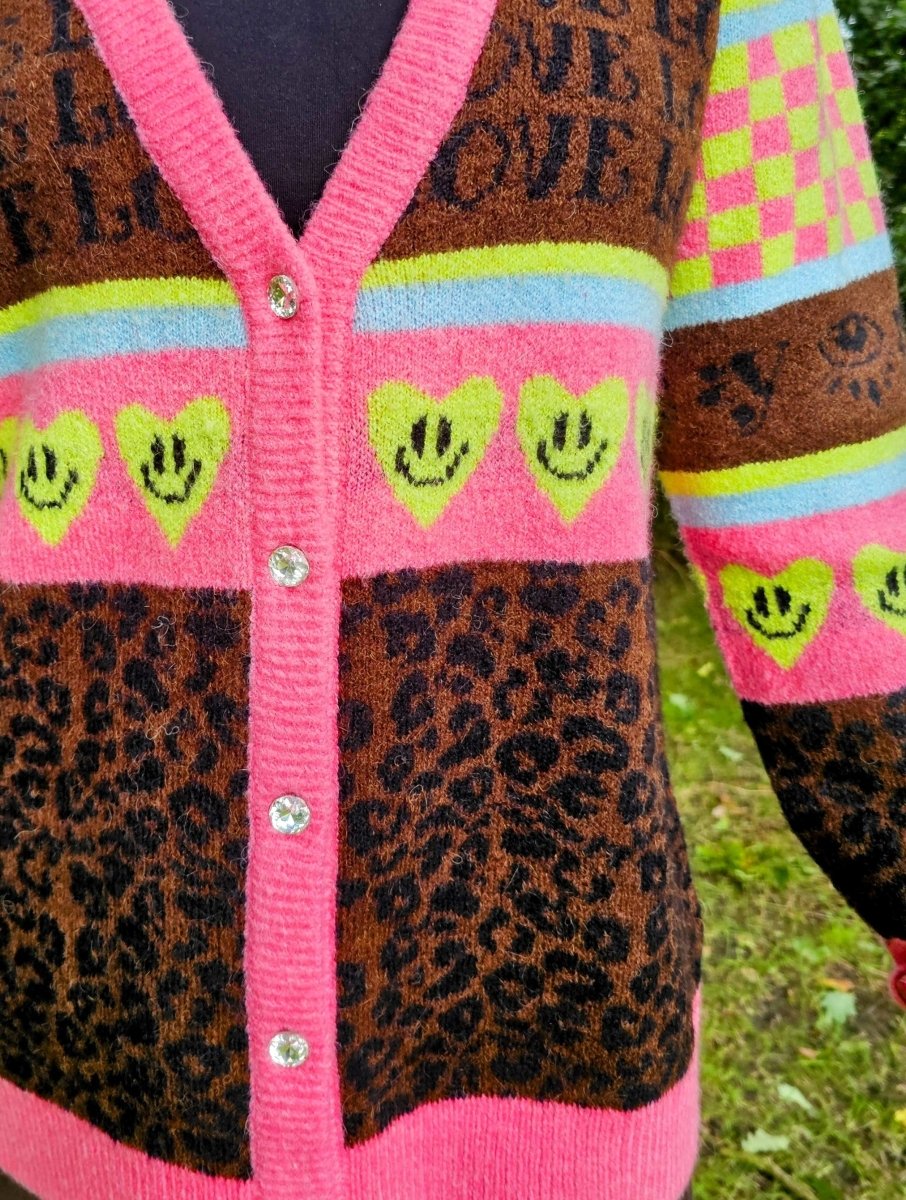 Anyday Curves Cardigan - Salma Cardigan Pink - 38/40 (XS) - Diversita -