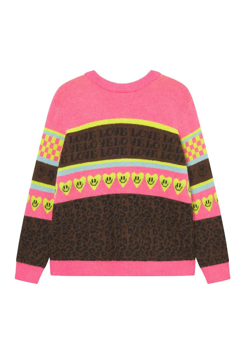 Anyday Curves Cardigan - Salma Cardigan Pink "NYHED" - 38/40 (XS) - Diversita -