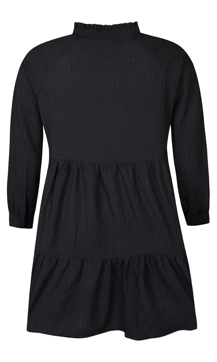 Anyday Curves Kjole - Eliza Kjole Sort - 38/40 (XS) - Diversita -