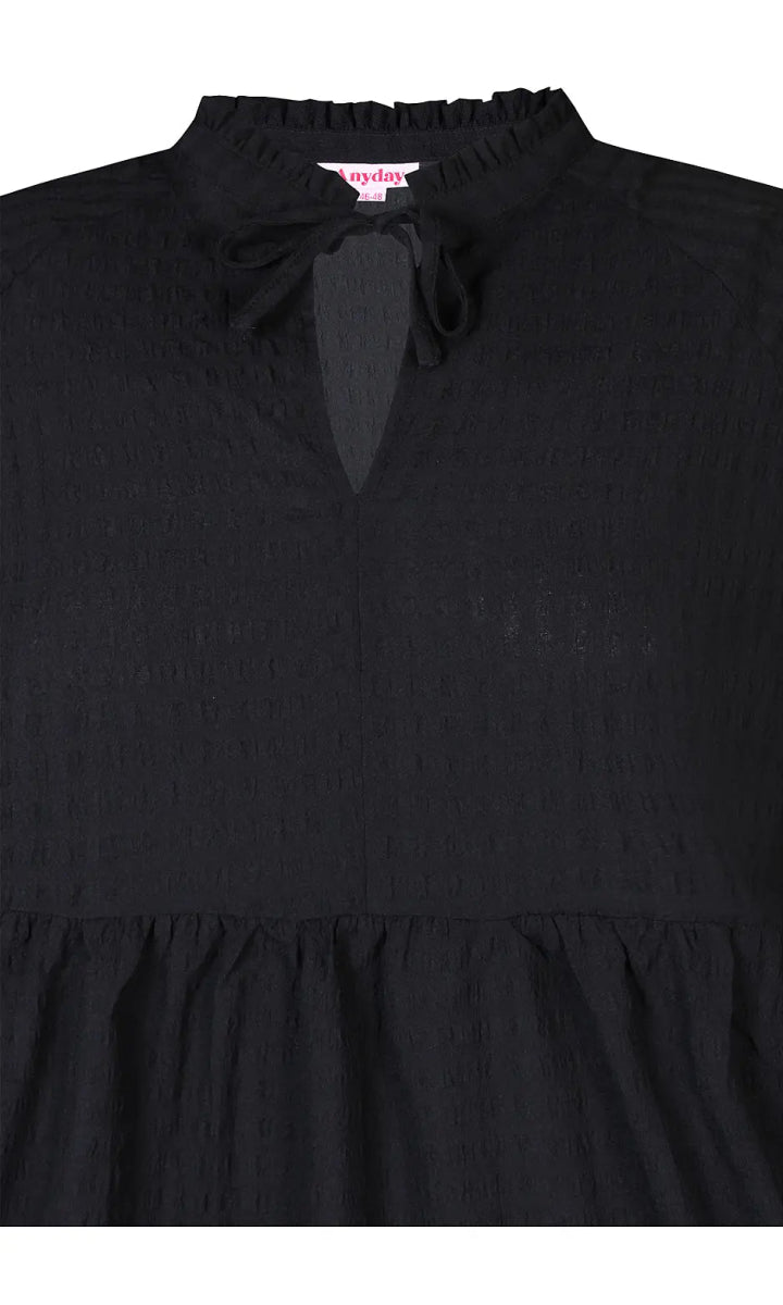 Anyday Curves Kjole - Eliza Kjole Sort - 38/40 (XS) - Diversita -