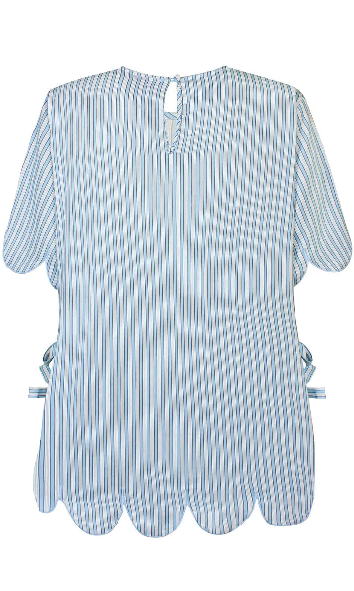Anyday Curves T - shirt - Tilda T - shirt Blå - 38/40 (XS) - Diversita -