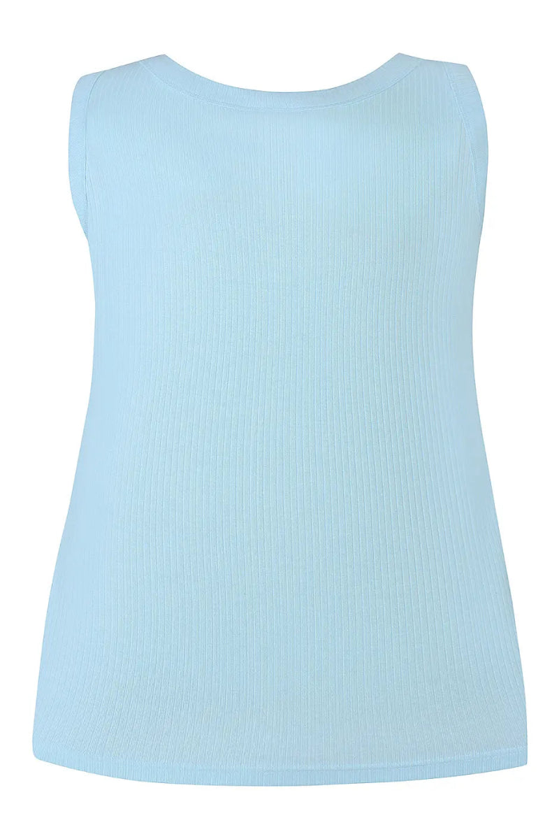 Anyday Curves Top - Alva Top Blå "NYHED" - 38/40 (XS) - Diversita -