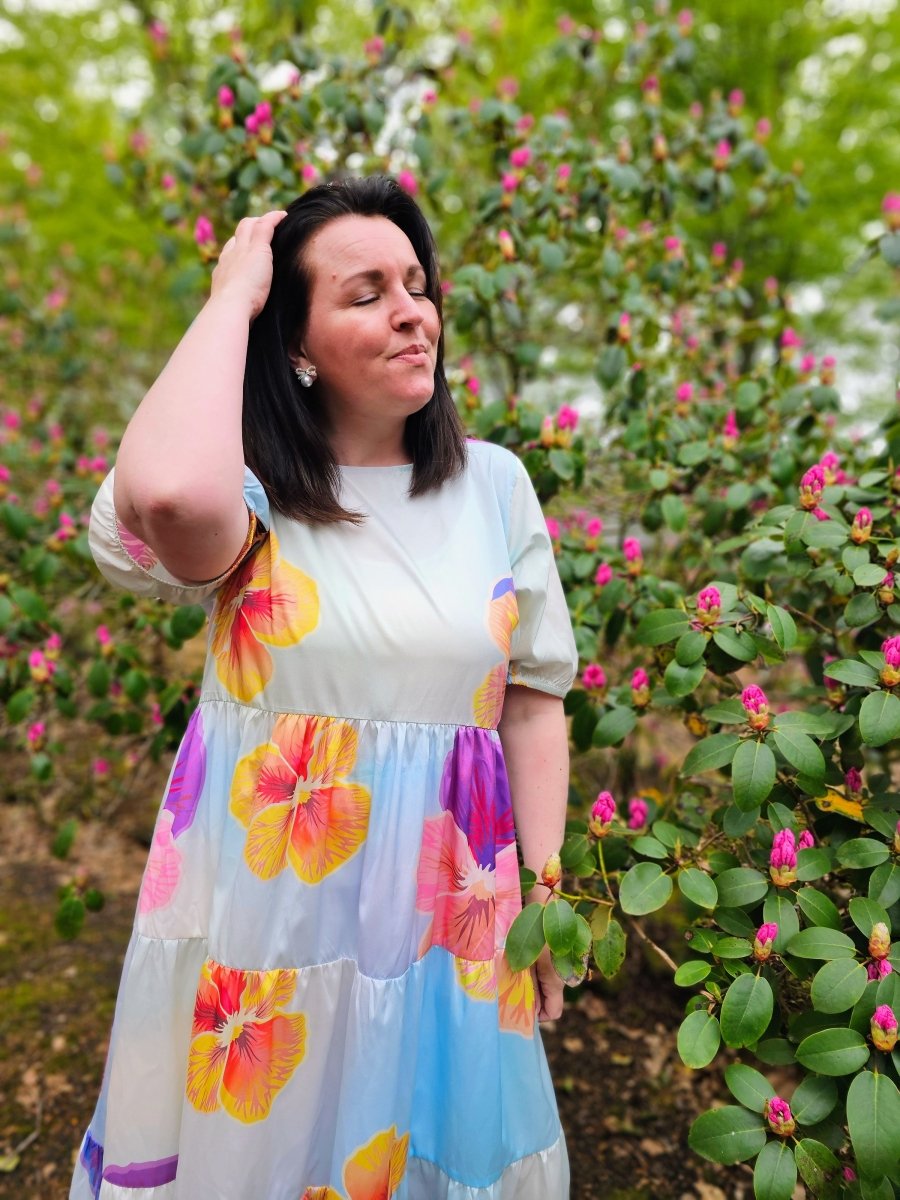 ByDiva Fashion Kjole - Flower Dress "NYHED" - XS - - Diversita -
