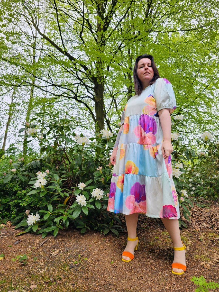 ByDiva Fashion Kjole - Flower Dress "NYHED" - XS - - Diversita -