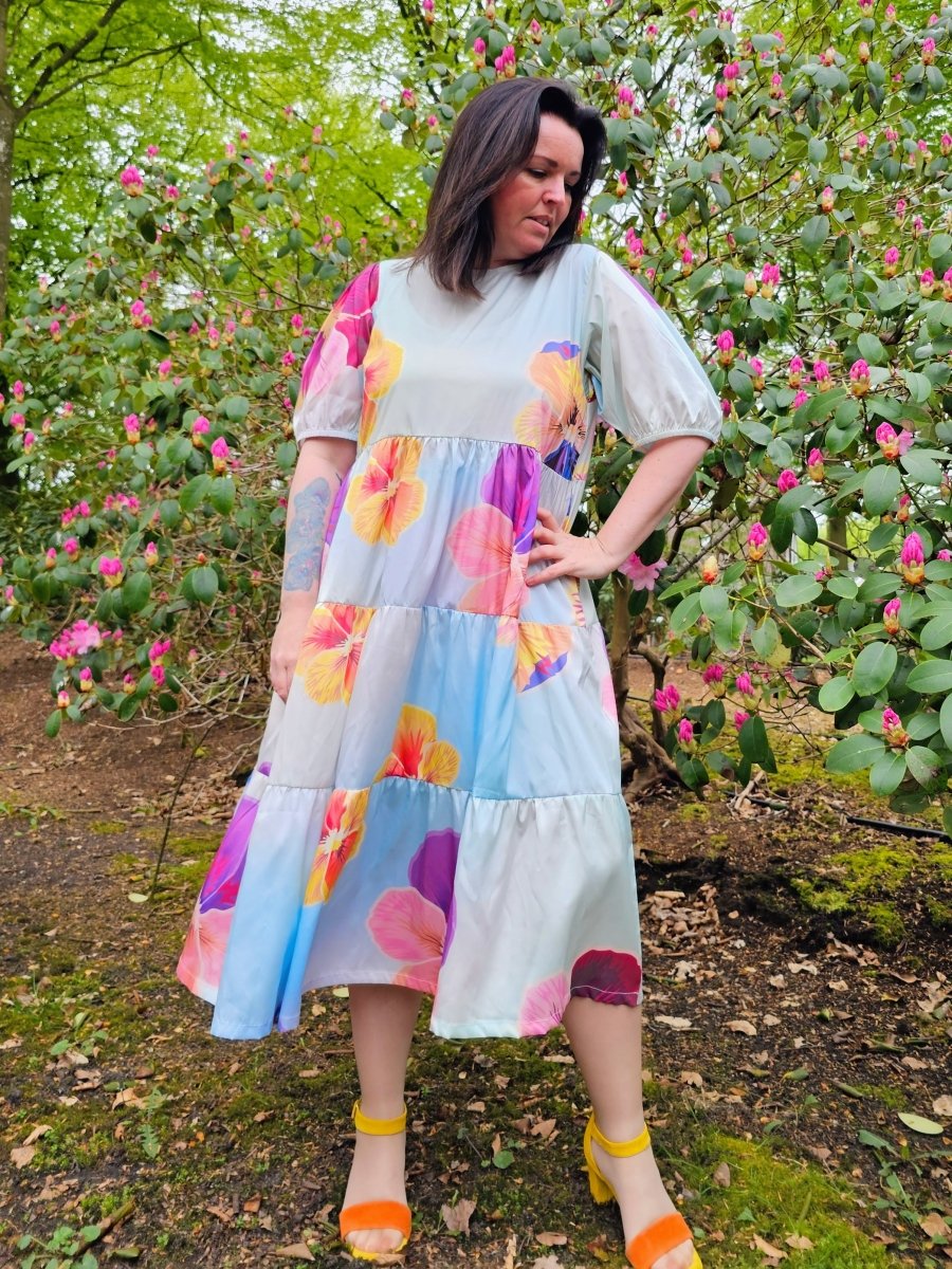 ByDiva Fashion Kjole - Flower Dress "NYHED" - XS - - Diversita -