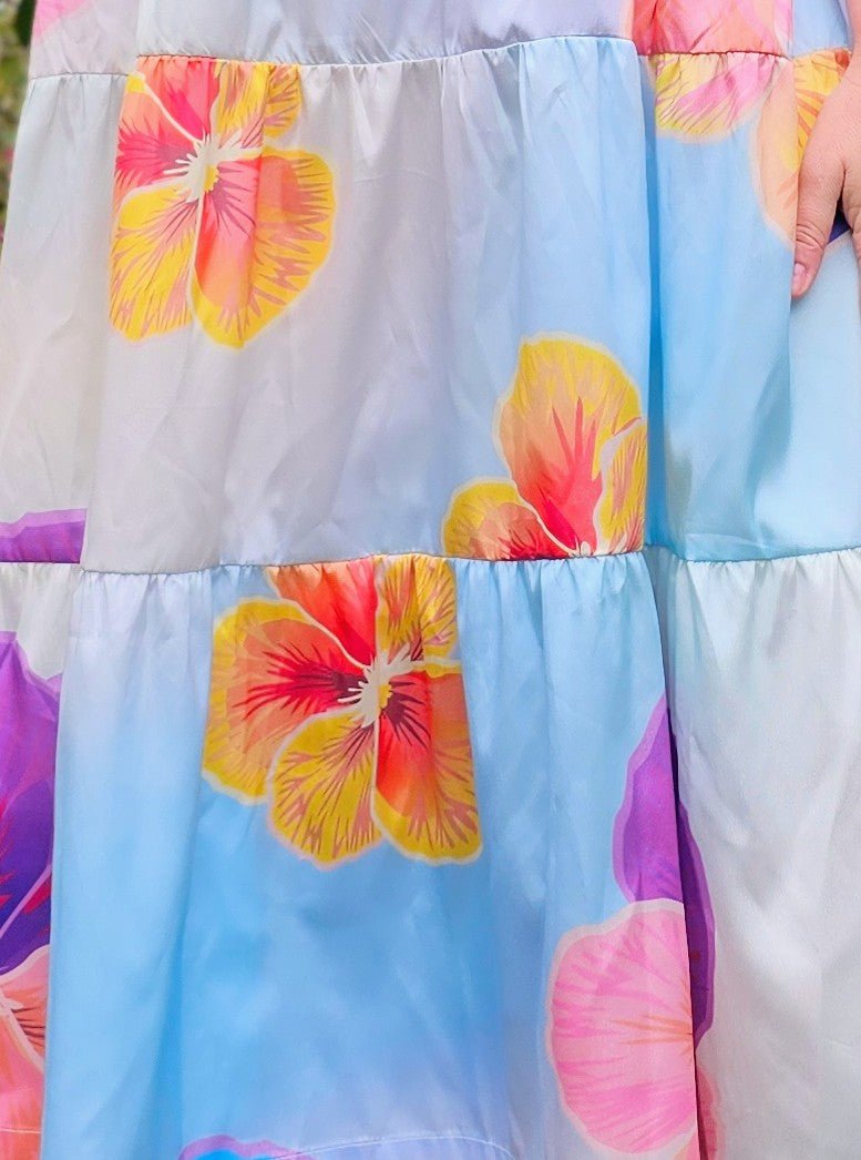 ByDiva Fashion Kjole - Flower Dress "NYHED" - XS - - Diversita -