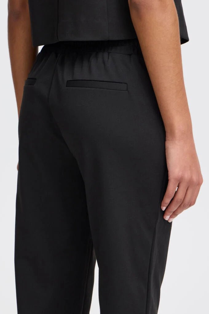 Ichi Bukser - Kate Sus Office Pants Sort - XS - Diversita -