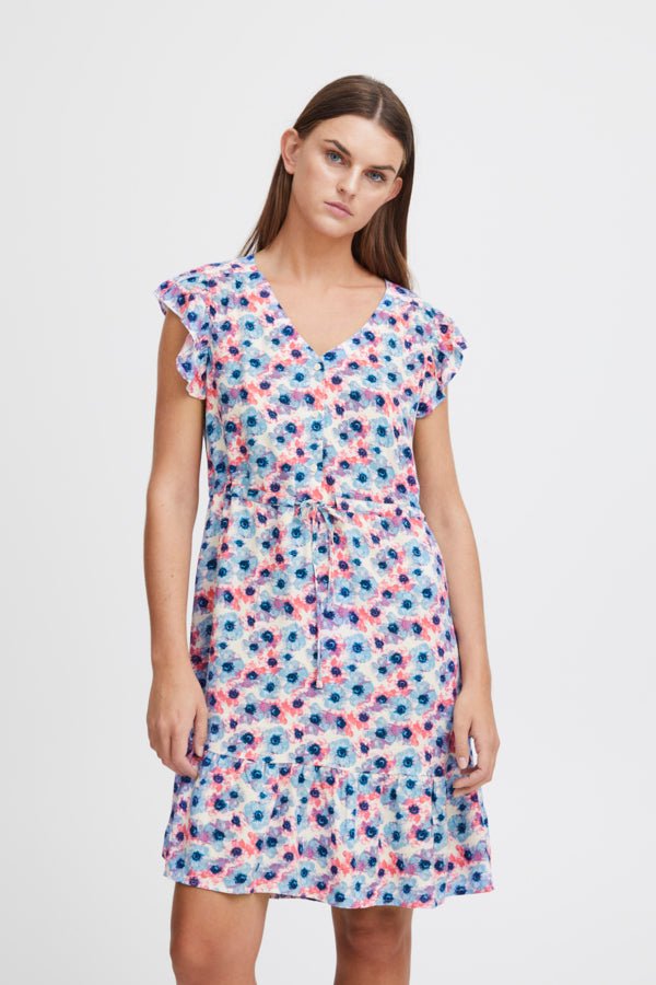 Ichi Kjole - Ihvera Dr32 Multi Flower Aop "NYHED" - 34 - - Diversita -