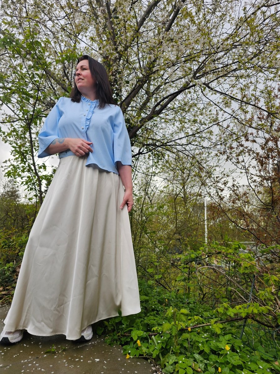 Liberte Essentiel Nederdel - Liberte Ova Skirt Creme "NYHED" - XS - - Diversita - N/A