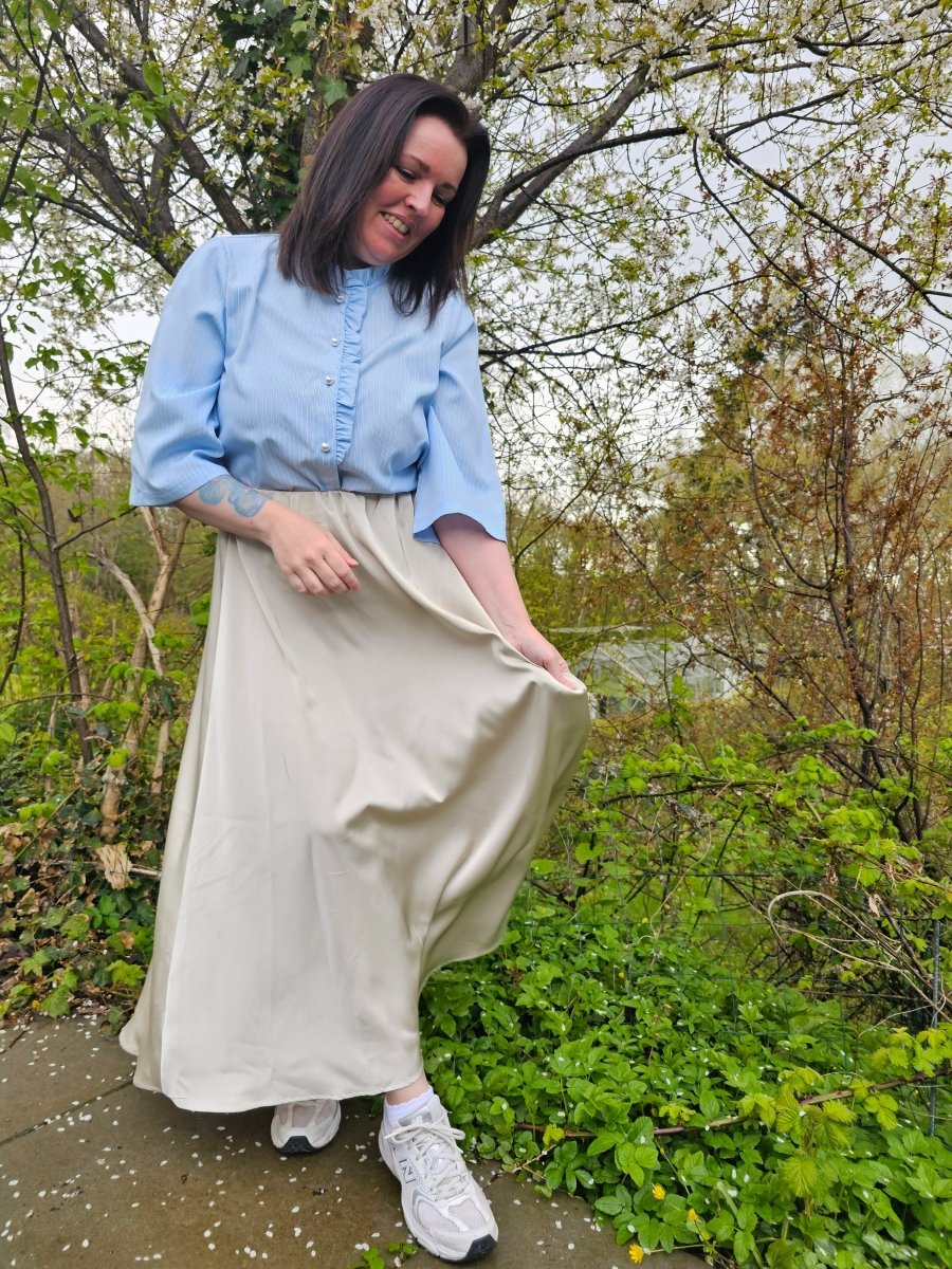 Liberte Essentiel Nederdel - Liberte Ova Skirt Creme "NYHED" - XS - - Diversita - N/A