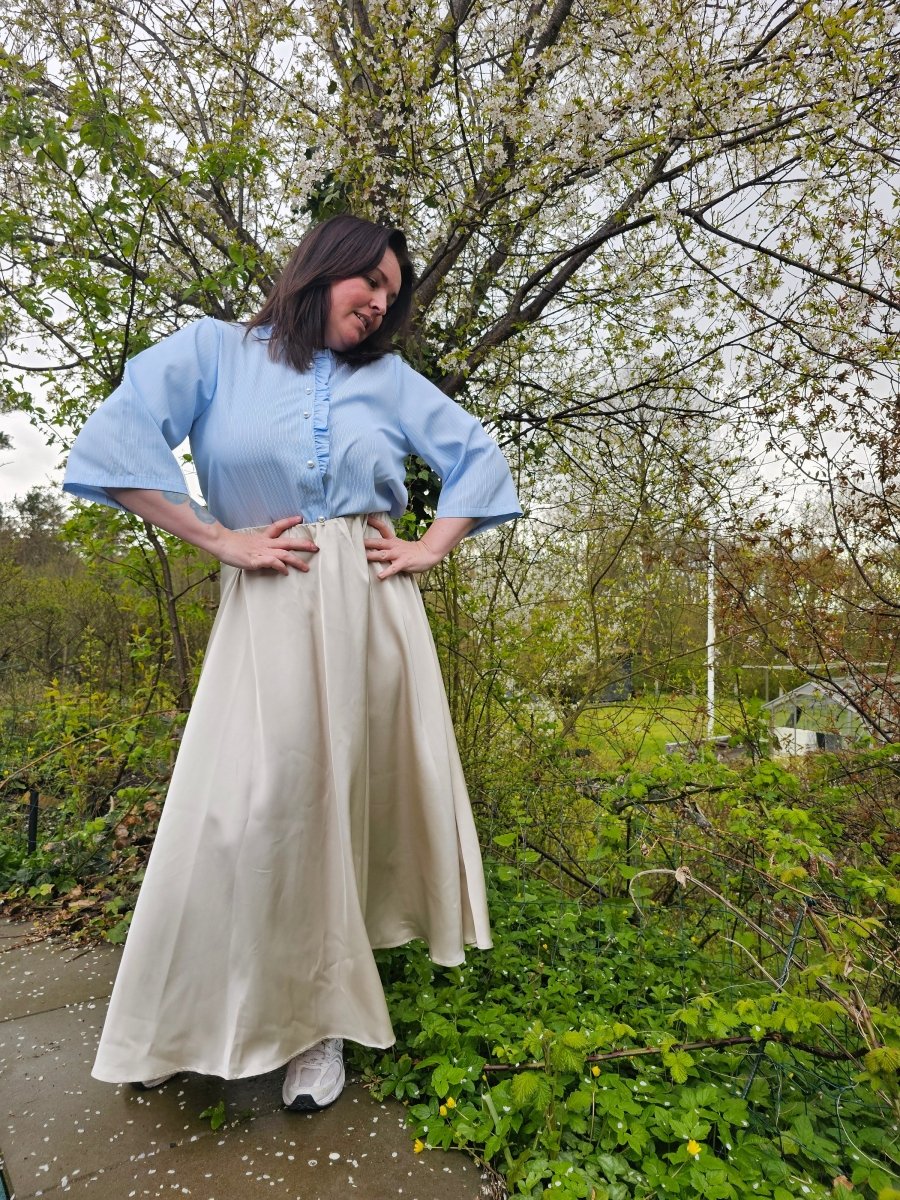 Liberte Essentiel Nederdel - Liberte Ova Skirt Creme "NYHED" - XS - - Diversita - N/A