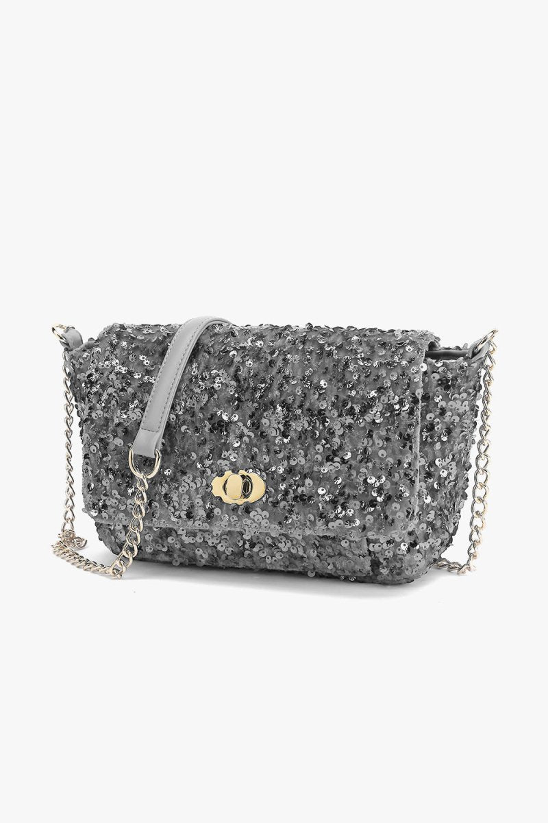 Noella Håndtaske - Teagan Bag Asphalt Silver Grey - H 14 x B 22 x D 8 - Diversita -