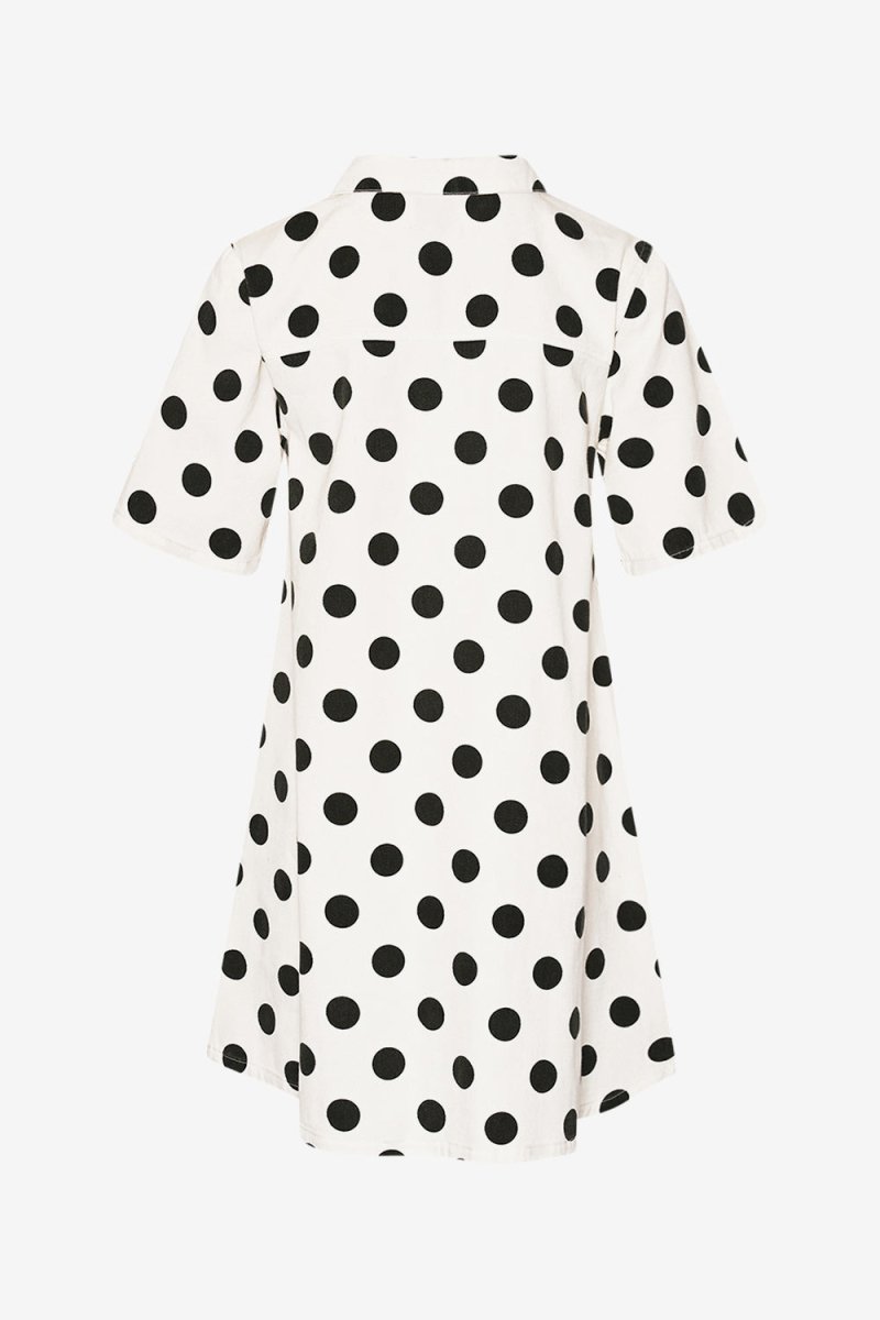 Noella Kjole - Jozie Dress Carmella White Print - XS - Diversita -