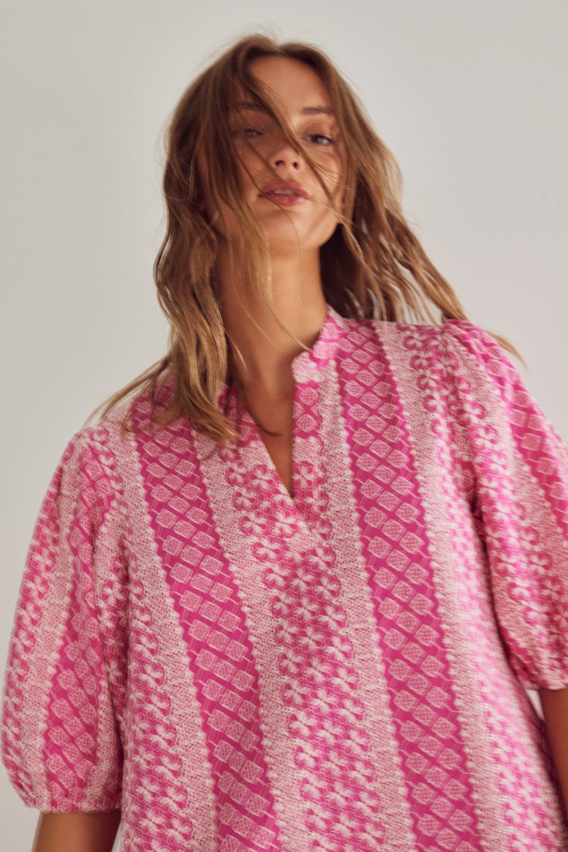 Noella Kjole - Lillianna Dress Pink Sugar Combo - XS - Diversita -