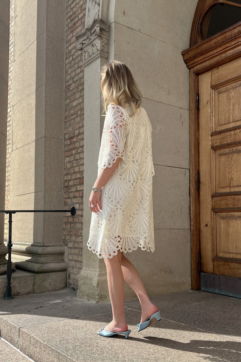 Noella Kjole - Noella Kalona Dress Ivory - XS - Diversita -