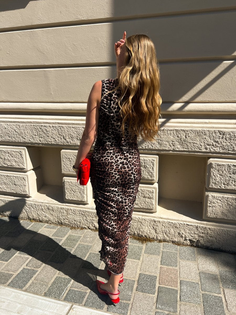 Noella Kjole - Sutton Dress Tawnee Print Kjole - XS - Diversita - 5714694874681