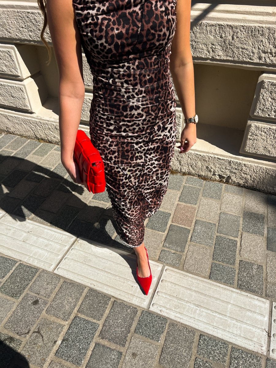 Noella Kjole - Sutton Dress Tawnee Print Kjole - XS - Diversita - 5714694874681
