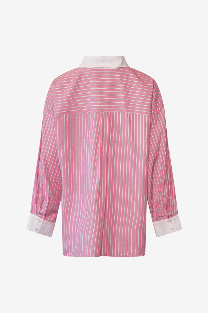 Noella Skjorte - Lakelynn Shirt Carsyn Pink Stripe - XS - Diversita -