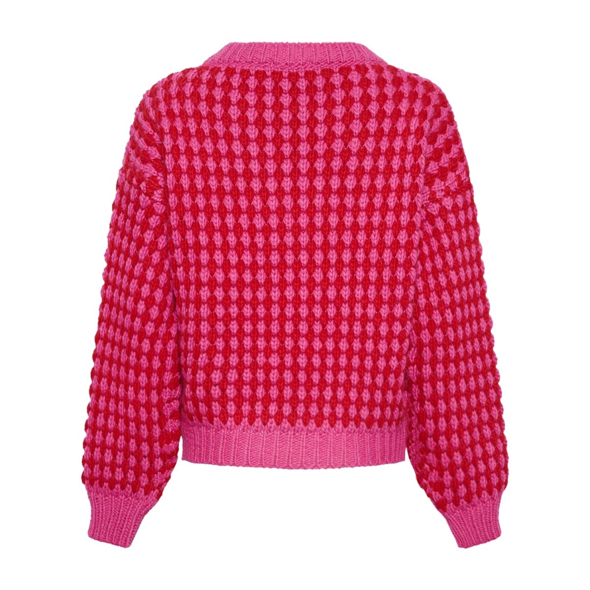 Noella Sweater - Gio Knit Jumper Pink Red Mix - XS/S - Diversita -