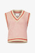 Noella Vest - Noella Kayanna Knit Vest Berry Combo - XS/S - Diversita -