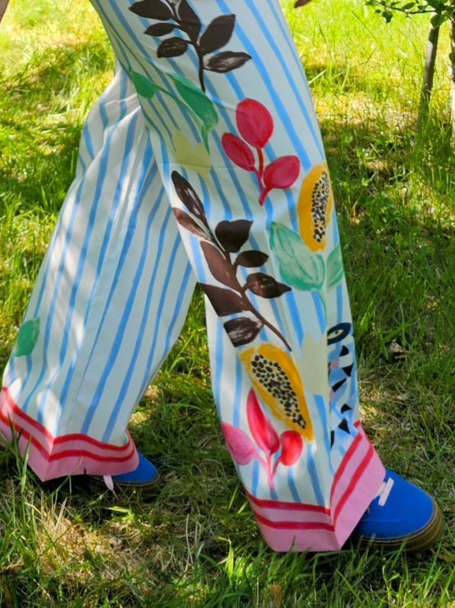 NUMPH Bukser - NUWENDIE PANTS - Bright White - 34 - Diversita -