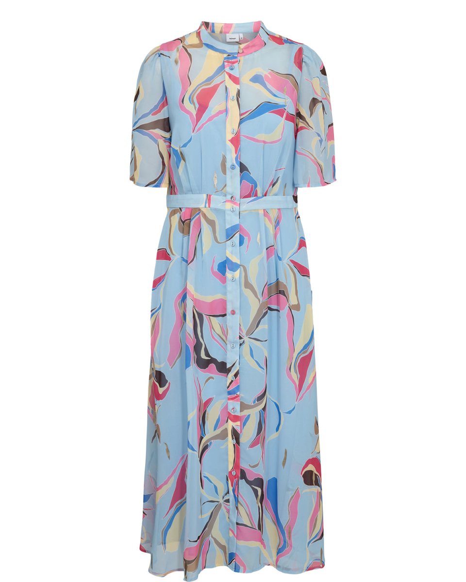 NUMPH Kjole - Nukyndall Ss Dress "PREORDER START FEB" - 34 - Diversita -