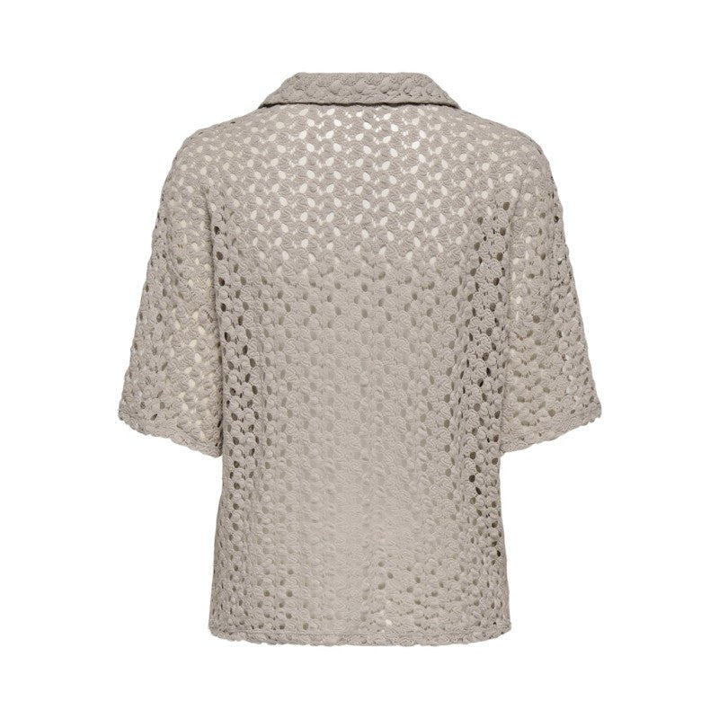 ONLY Bluse - Onllion S/S Collar Top Jrs - XS - Diversita -