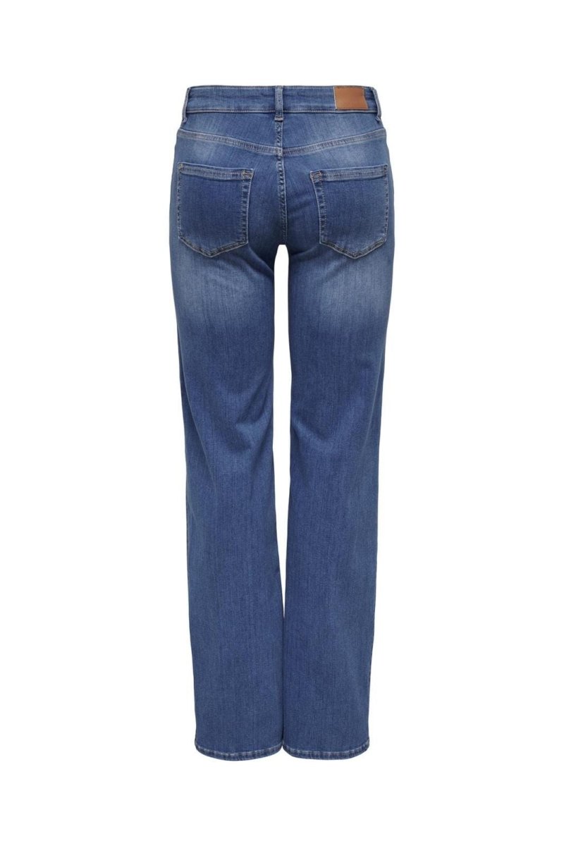 ONLY Jeans - Onlblush Mid Straight Dnm Rea12187 Noos Medium Blue Denim - XS/32 - Diversita -