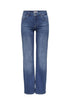 ONLY Jeans - Onlblush Mid Straight Dnm Rea12187 Noos Medium Blue Denim - XS/32 - Diversita -