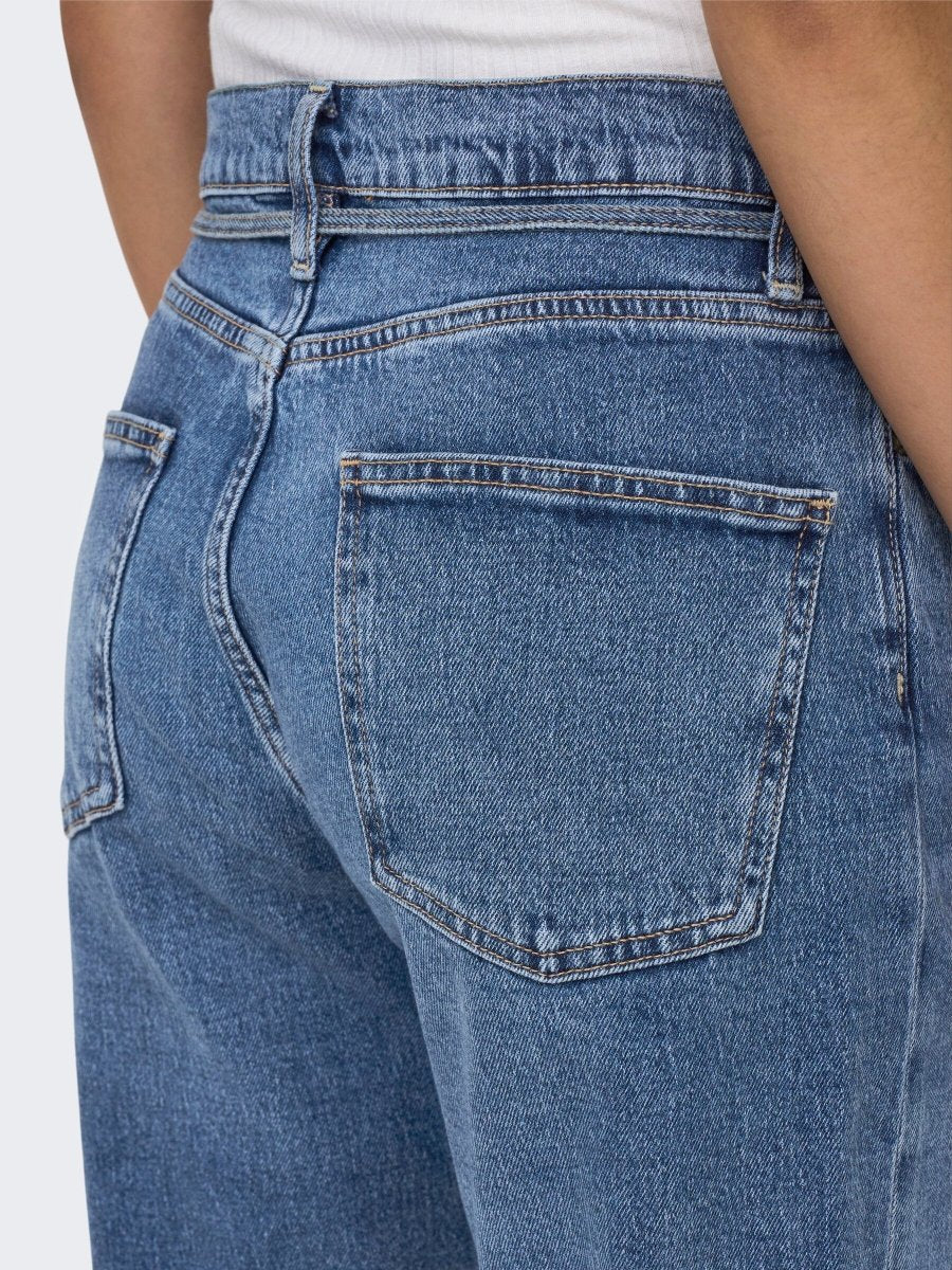 ONLY Jeans - ONLGYPSY HW STRAIGHT STRETCH SIK332 DNM Jeans "PREORDER - START DEC" - 25/32 - Diversita - 5715677461607