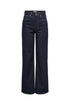 ONLY Jeans - Onljuicy Hw Wide Rinse Dnm Mad763 Noos Dark Denim Blue - 26/32 - Diversita -