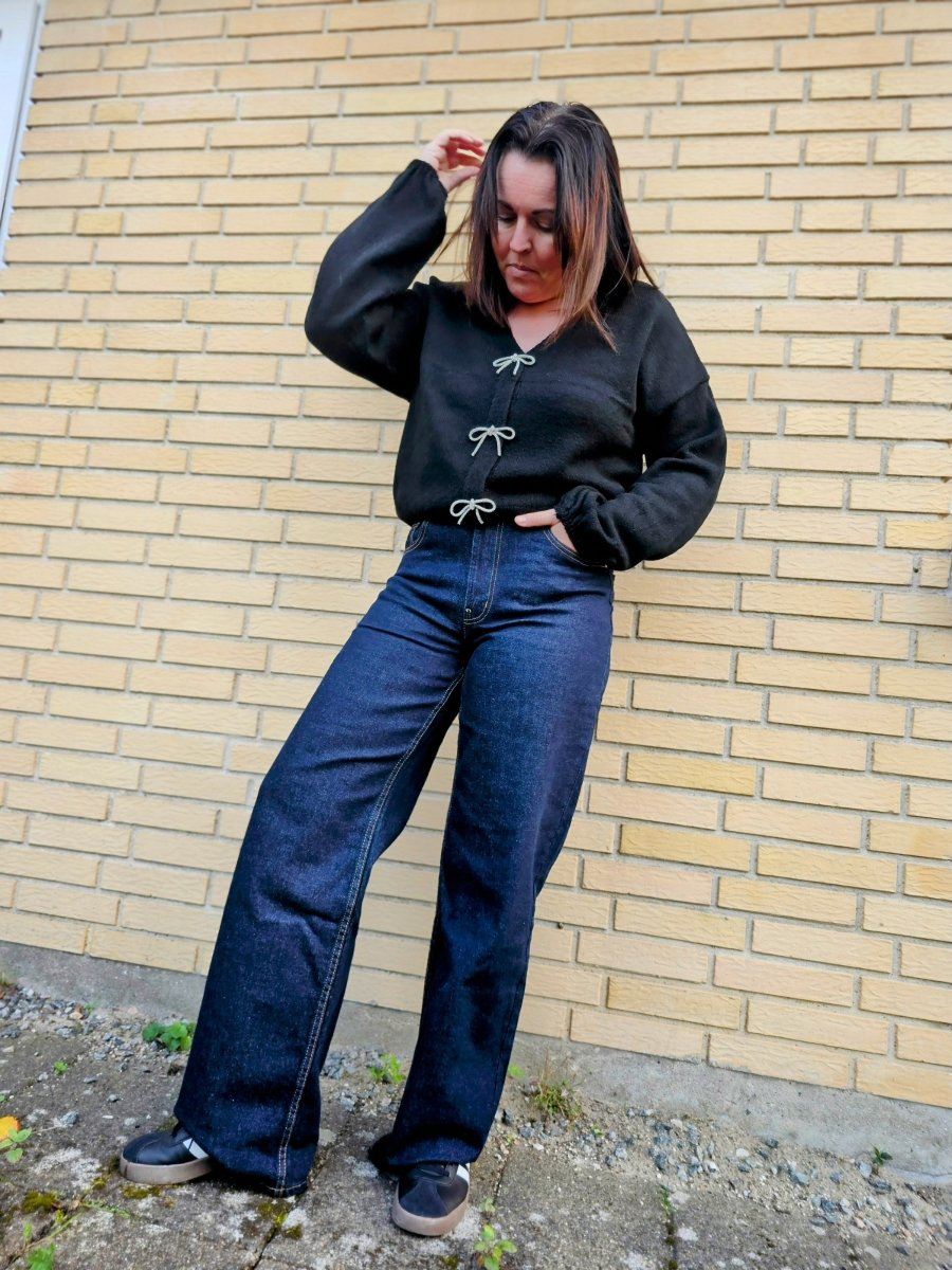ONLY Jeans - Onljuicy Hw Wide Rinse Dnm Mad763 Noos Dark Denim Blue - 26/32 - Diversita -