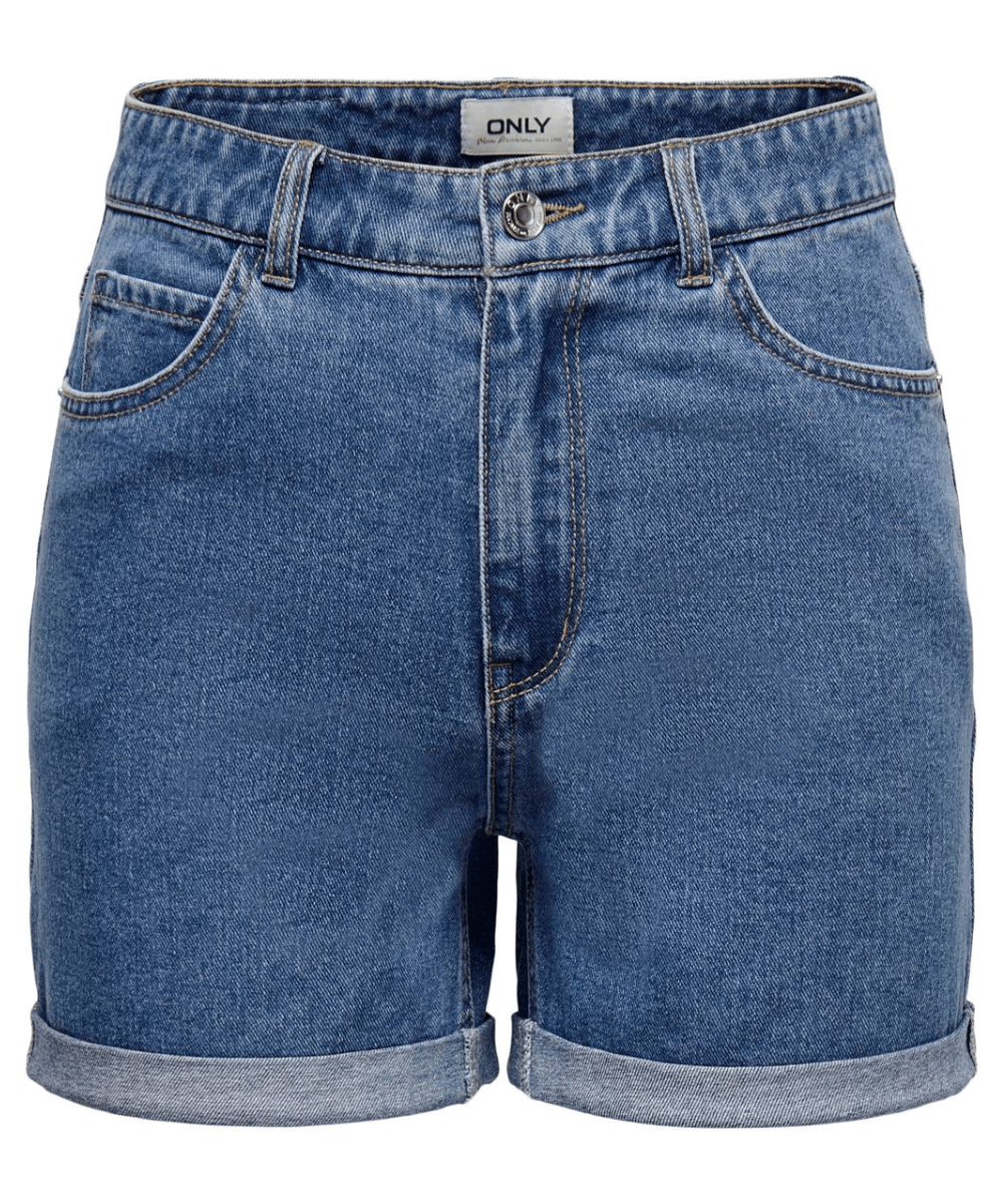 ONLY Shorts - Onlvega Hw Mom Dnm Shorts Noos - XS - Diversita -