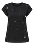 ONLY T-shirt - Onlmatti Top Sort "PREORDER SLUT MAJ" - XS - Diversita -