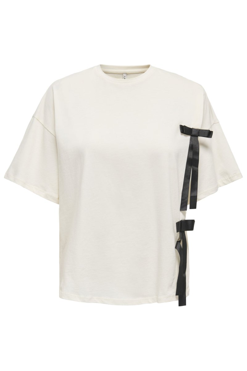 ONLY T-shirt - Only bow shirt - XS - Diversita -