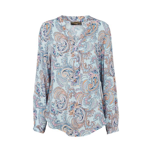 Sommerstedt Bluse - Flair Shirt Blue - S/M - Diversita -
