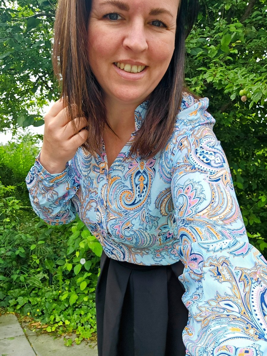 Sommerstedt Bluse - Flair Shirt Blue - S/M - Diversita -