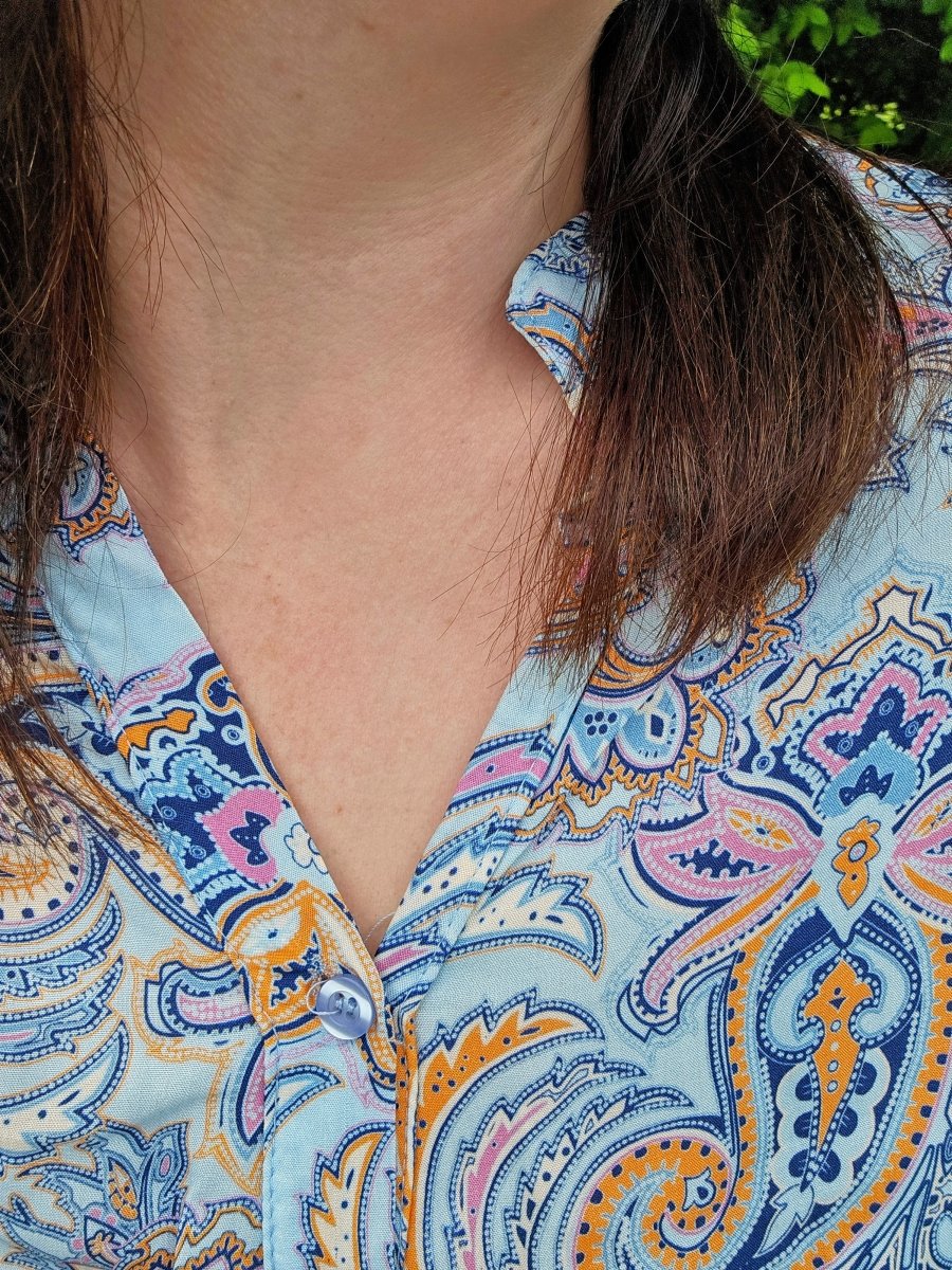 Sommerstedt Bluse - Flair Shirt Blue - S/M - Diversita -