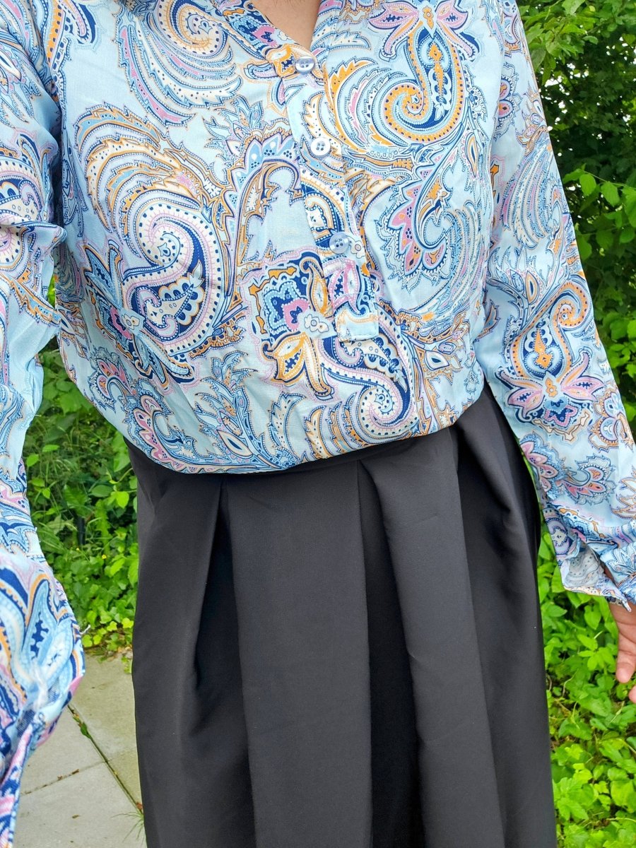 Sommerstedt Bluse - Flair Shirt Blue - S/M - Diversita -