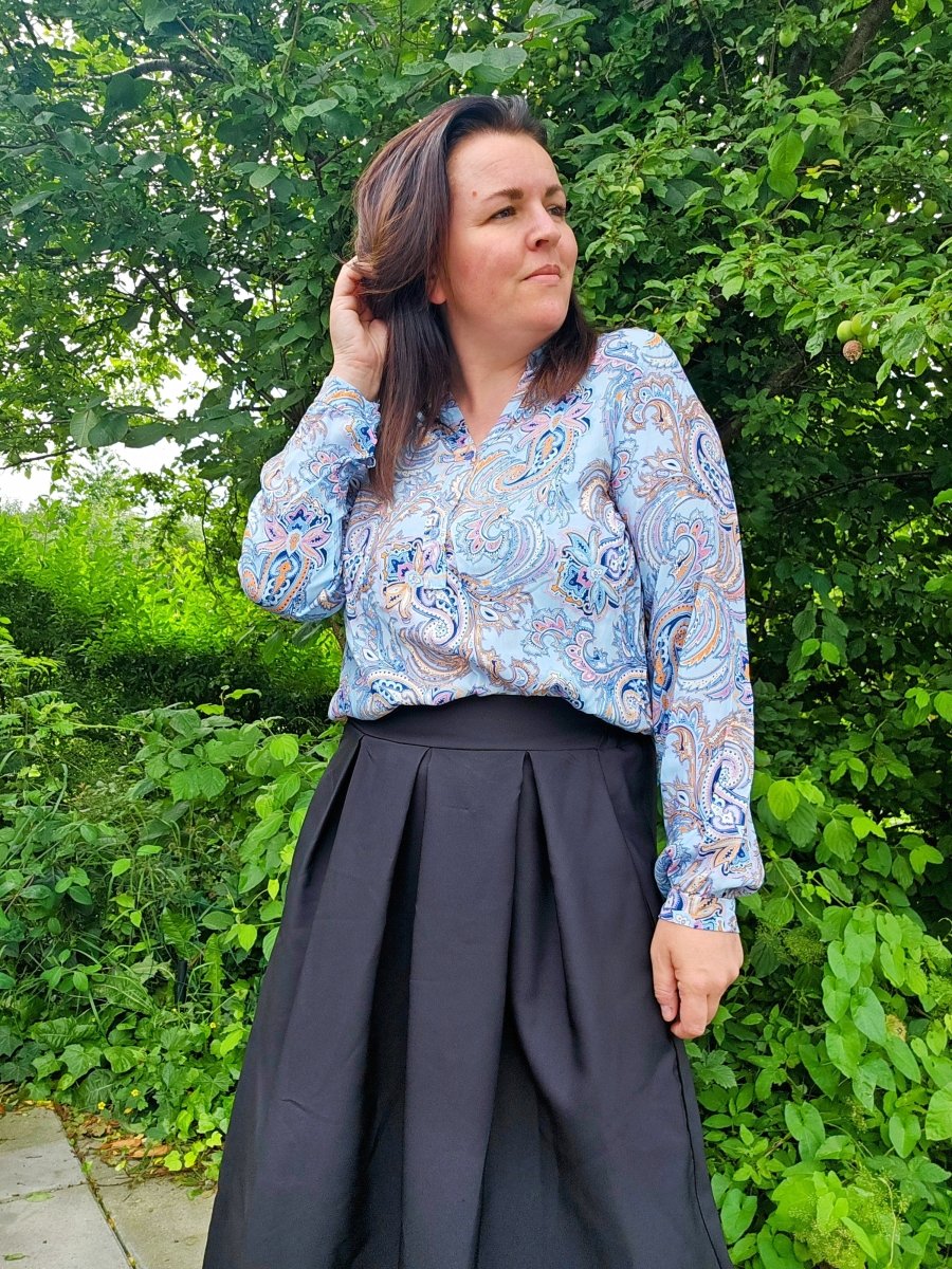 Sommerstedt Bluse - Flair Shirt Blue - S/M - Diversita -