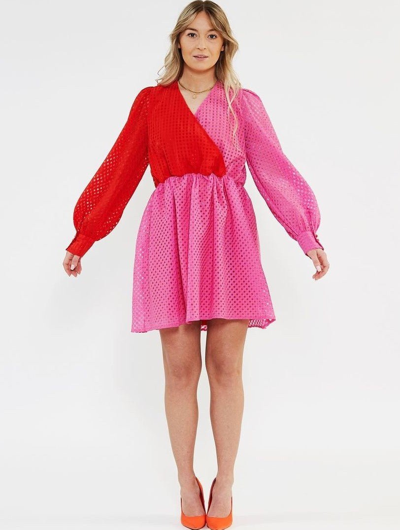 Sommerstedt Kjole - Glitzy Dress Red - XS - Diversita -