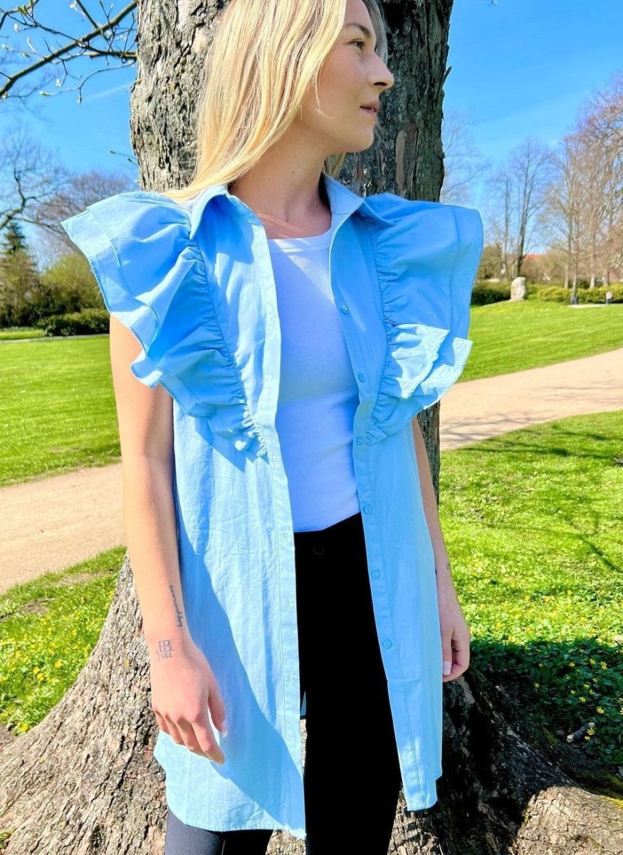 Sommerstedt Kjole - Malou Dress Blue - S - Diversita -
