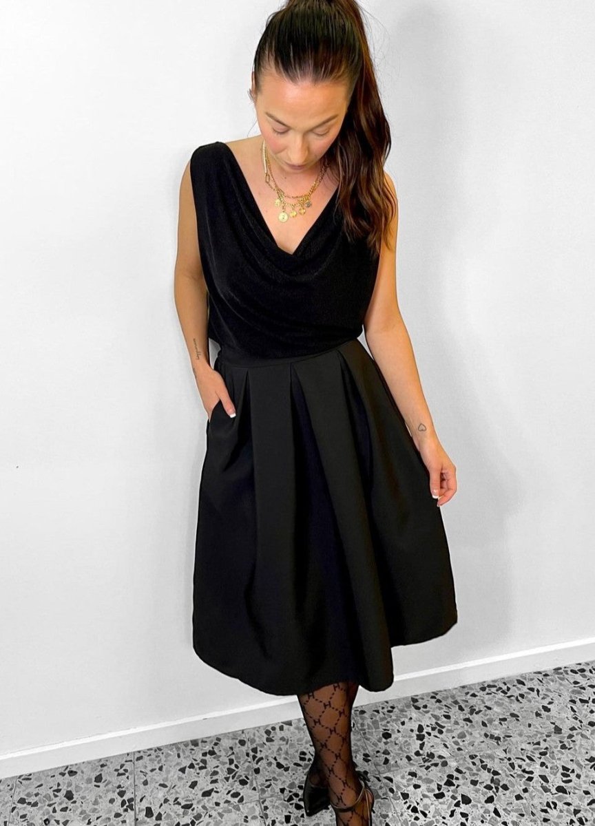 Sommerstedt Nederdel - Tulip Skirt Black - S/M - Diversita -