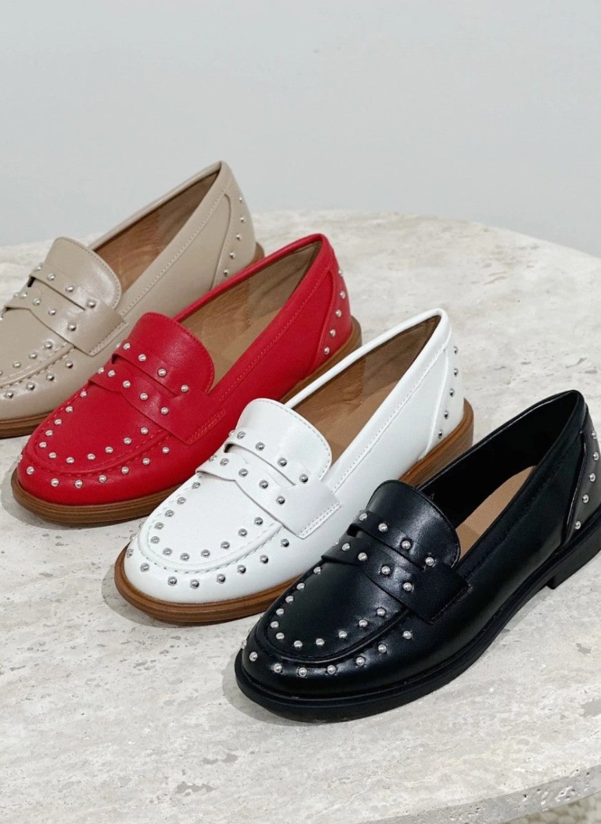 Stephan Paris Sko - Studded Loafers - 37 - Diversita -