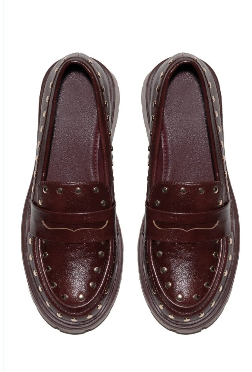 Tania Sko - Studded Loafers - 37 - Diversita -