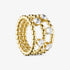 Wolff Jewelry Denmark Fingerring - Crystal Ring - 18 karat guldbelagt - 7/54 - Diversita -
