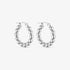 Wolff Jewelry Denmark Øreringe - Big Boble Hoops - Sølvfarvet - 23 mm - Diversita -