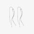Wolff Jewelry Denmark Øreringe - Waves Earring - Sølvfarvet - 45 mm - Diversita -